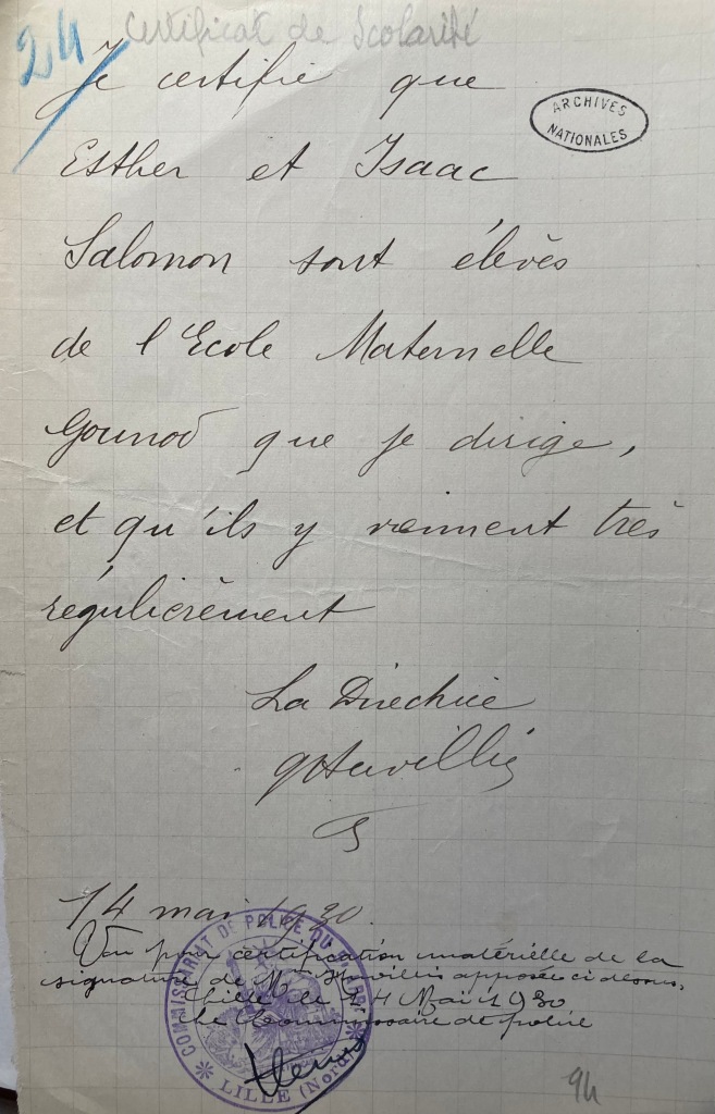 Dossier de naturalisation de Salomon ANGEL [AN BB/11/13308 dossier n°24373X30]